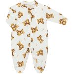 Macacão longo c/ zíper em algodão egípcio Urso - Mini & Co.