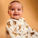 Macacão longo c/ zíper em algodão egípcio Urso - Mini & Co.