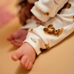 Macacão longo c/ zíper em algodão egípcio Urso - Mini & Co.