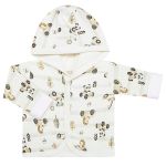 Conjunto Fofinho: Casaco c/ capuz e Calça em algodão egípcio e forro em soft Carrinhos - Mini & Co.