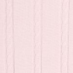 Manta em tricot Trançado Rosa - Mini & Co.