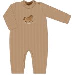 Macacão longo em plush canelado Comfort Cavalinho - Up Baby