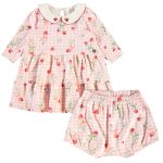 Vestido longo com Calcinha em suedine Moranguinho - Up Baby