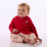 Casaco com Calça em suedine Moranguinho - Up Baby