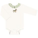 Body longo c/ Calça em suedine Fazendeiro - Up Baby