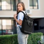 Bolsa Mochila Maternidade Cerise Black - Kikka Boo