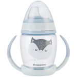 Copo com Alça Happy Face Azul 200ml (8m+) - Kikka Boo