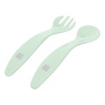 Kit Refeição com Tampa e Talheres Feed-Me-Up Verde Menta (6m+) - Kikka Boo