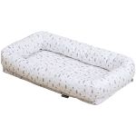 Ninho Nap para Berço e Carrinho Branco e Cinza (0m+) - Kiddo