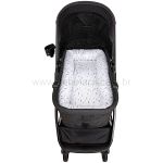 Ninho Nap para Berço e Carrinho Branco e Cinza (0m+) - Kiddo