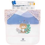 Babador Manga Longa com Cata-migalhas Savanna Rosa - Kikka Boo