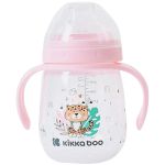 Copo com Alça Savanna Rosa 240ml (6m+) - Kikka Boo