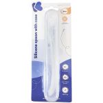 Colher de Silicone com Estojo Verde Menta (4m+) - Kikka Boo