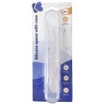 Colher de Silicone com Estojo Rosa (4m+) - Kikka Boo