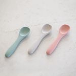 Colher em Silicone Platinum Sand (6m+) - Kikka Boo