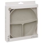 Prato com Divisórias e Ventosa em Silicone Platinum Sand (6m+) - Kikka Boo
