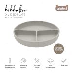 Prato com Divisórias e Ventosa em Silicone Platinum Sand (6m+) - Kikka Boo