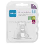 Bico 1 de Silicone Fluxo Lento (0m+) - MAM