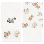 Kit com 2 toalhinhas de boca atoalhadas Ursinhos - Mini & Co.