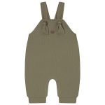 Jardineira c/ Body longo em algodão egípcio Dinos - Mini & Co.