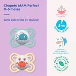 Chupeta Perfect Neutro 2pçs (0-6m) - MAM