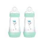 Kit 4 Mamadeiras Anticólica Easy Start Gift Set c/ bicos Azul (0m+) - MAM