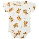 Body curto em algodão egípcio Urso - Mini & Co.