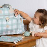 Mala Vintage + Bolsa Everyday Margaridas Menta - Masterbag