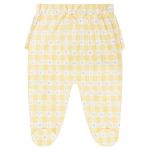 Body longo c/ Calça (Mijão) em algodão egípcio Patinhas Xadrez - Mini & Co.