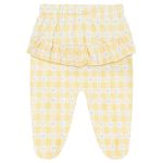 Body longo c/ Calça (Mijão) em algodão egípcio Patinhas Xadrez - Mini & Co.