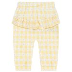 Body longo c/ Calça (Mijão) em algodão egípcio Patinhas Xadrez - Mini & Co.