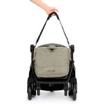 Travel System Trio Eva³ Luxe Carinho + Bebê Conforto + Base Twillic Truffle - Maxi-Cosi