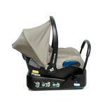 Travel System Trio Eva³ Luxe Carinho + Bebê Conforto + Base Twillic Truffle - Maxi-Cosi