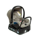 Travel System Trio Eva³ Luxe Carinho + Bebê Conforto + Base Twillic Truffle - Maxi-Cosi