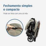 Travel System Trio Eva³ Luxe Carinho + Bebê Conforto + Base Twillic Truffle - Maxi-Cosi