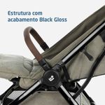 Travel System Trio Eva³ Luxe Carinho + Bebê Conforto + Base Twillic Truffle - Maxi-Cosi