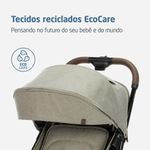 Travel System Trio Eva³ Luxe Carinho + Bebê Conforto + Base Twillic Truffle - Maxi-Cosi