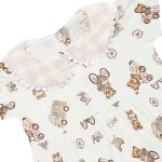 Body Romper c/ golinha em algodão egípcio Ursinhas - Mini & Co.