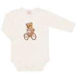 Body longo c/ Calça (Mijão) em algodão egípcio Ursinhas - Mini & Co.