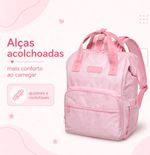 Mochila de Maternidade Multifuncional Dozy Girls Rosa - Fisher Price