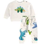 Blusão c/ Calça em moletom Dinos - Up Baby