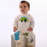 Blusão c/ Calça em moletom Dinos - Up Baby
