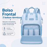 Mochila de Maternidade Multifuncional Dozy Boys Azul - Fisher Price