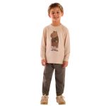 Camiseta e Calça em moletom Capivara - Up Baby