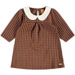 Vestido longo c/ Golinha em jacquard Marrom Chocolate - Up Baby