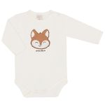 Body longo c/ Calça em algodão egípcio Raposinha - Mini & Co.