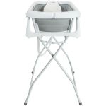 Banheira Dobrável com suporte Flex Plus Cinza - Kiddo