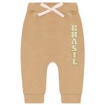 Body longo c/ Calça em suedine Urso Copa Brasil - Mini & Co