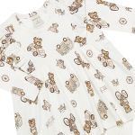Body Vestido longo em algodão egípcio Ursinhas - Mini & Co.