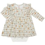 Body Vestido longo em algodão egípcio Raposinha - Mini & Co.